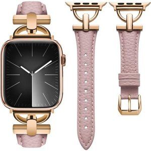 NEW Pink/Gold Luxury Apple Watch Band